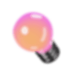 Illustrierte Glühbirne