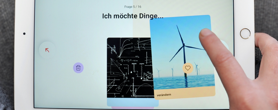 Ansicht des Tools Discover Me! der HFT Stuttgart